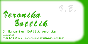 veronika bottlik business card